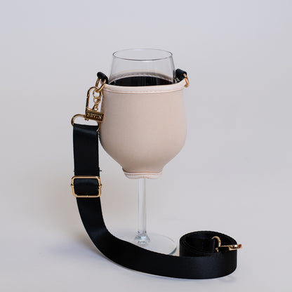 VINHOLDER Set Strap with Glass